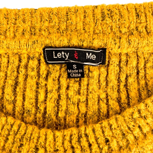 Yellow Knit Sweater - Picture 5 of 5